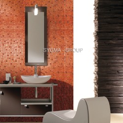 mosaïque Alliage Orange pour douche et crédence de cuisine