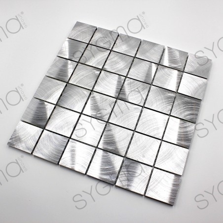 Mosaic splashback kitchen aluminum ma-alu48