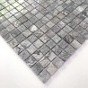 Mosaico de piedra suelo de mármol o azulejos de pared Nizza Gris