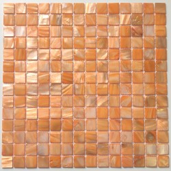 Azulejo y mosaico en nácar para baño y ducha Nacarat Orange