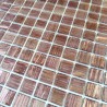 Brown Glass Mosaic Plaza Auburn for Bathrooms & Kitchens