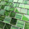 Glasfliesen Mosaik Badezimmer und Küche Modell Drio Vert