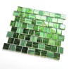 Glasfliesen Mosaik Badezimmer und Küche Modell Drio Vert