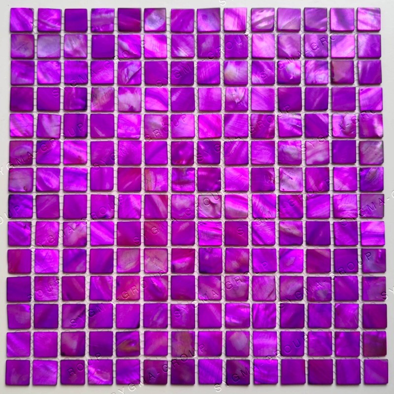 Azulejo y mosaico en nácar para suelo y pared modelo NACARAT VIOLET