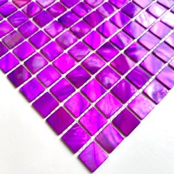 Azulejo y mosaico en nácar para suelo y pared modelo NACARAT VIOLET