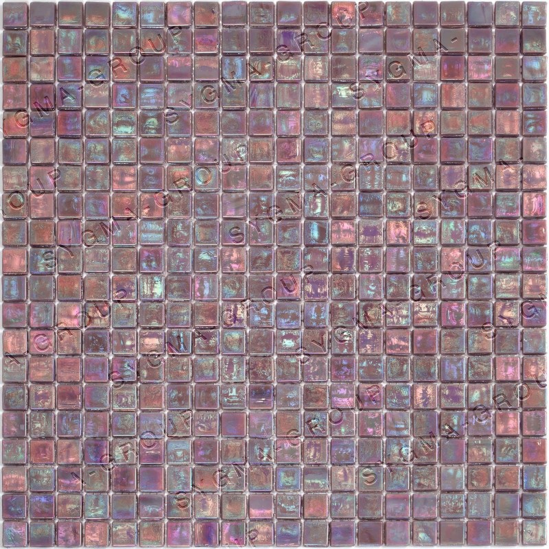 Mosaico de vidrio para baño y ducha modelo IMPERIAL VIOLET