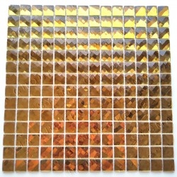 Tessere di mosaico in vetro effetto diamante 3D per parete modello ADAMA OR