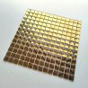 Carreaux mosaïque de verre 3D effet diamant ADAMA OR