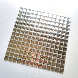 Mozaïek glas tegel diamant effect model ADAMA ARGENT