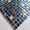 Iridescent Black Glass Mosaic for Bathrooms and Kitchens – Yako