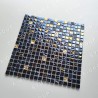 Iridescent Black Glass Mosaic for Bathrooms and Kitchens – Yako