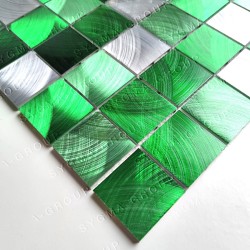 Azulejo de parede de metal de alumínio para cozinha modelo CARSON VERT