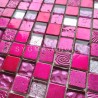 Azulejos mosaicos para paredes de baño y cocina modelo Alliage Fuchsia