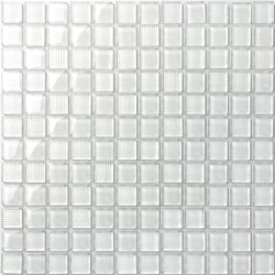 Azulejos de baño muro de cocina de vidrio Lorens Blanc