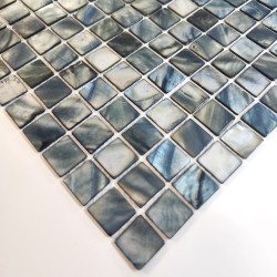 mosaico e azulejo em nácar para banheiro e chuveiro Nacarat Gris