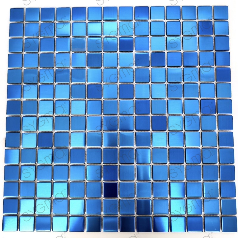 Piastrelle cucina piastrelle bagno in metallo modello Carto Bleu