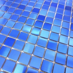 Piastrelle cucina piastrelle bagno in metallo modello Carto Bleu