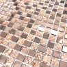 Mosaikspiegelfliesen für Bad und Küche Dalma Rose