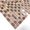 Mosaic mirror tiles for bathroom and kitchen Dalma Rose