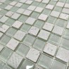 Revestimiento mosaico blanco para baño y cocina Alliage Blanc