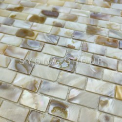 Mother-of-pearl mosaic for bathroom and kitchen floor and wall Bahya Naturel model