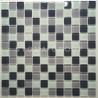 Azulejos mosaico de vidrio para baño y cocina modelo Azan Gris