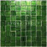 Glass mosaic tiles for kitchen and bathroom Derry Vert model