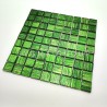 Carreaux mosaiques de verre pour cuisine et salle de bain modele Derry Vert