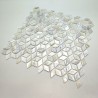 Shell mosaic real white bathroom and kitchen tiles Calypso Blanc