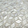 Shell mosaic real white bathroom and kitchen tiles Calypso Blanc