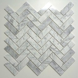 White marble tiles for kitchen walls or bathroom floors LEXI