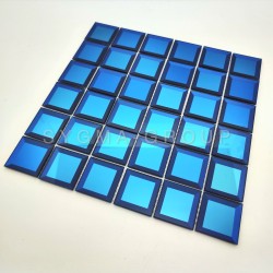 Mirrored mosaic tiles for backsplash and bathroom walls Meghan Blue