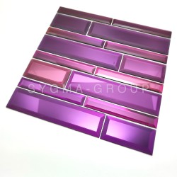 Rivestimenti a specchio per cucina e bagno Modello Tilburg Violet