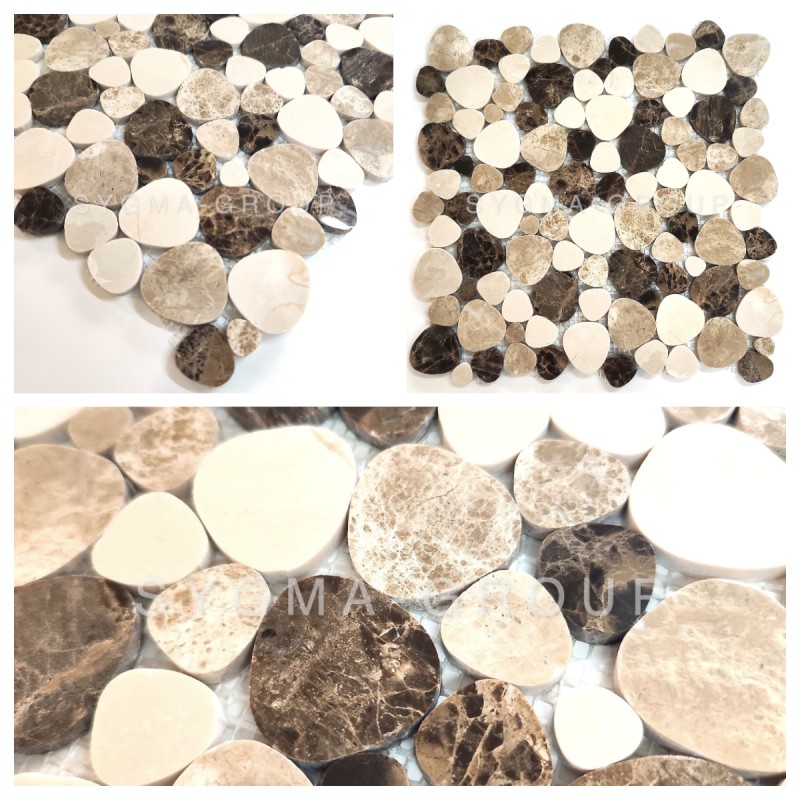 Galene stone mosaic samples for shower floor