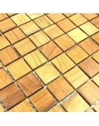 mosaico de madeira